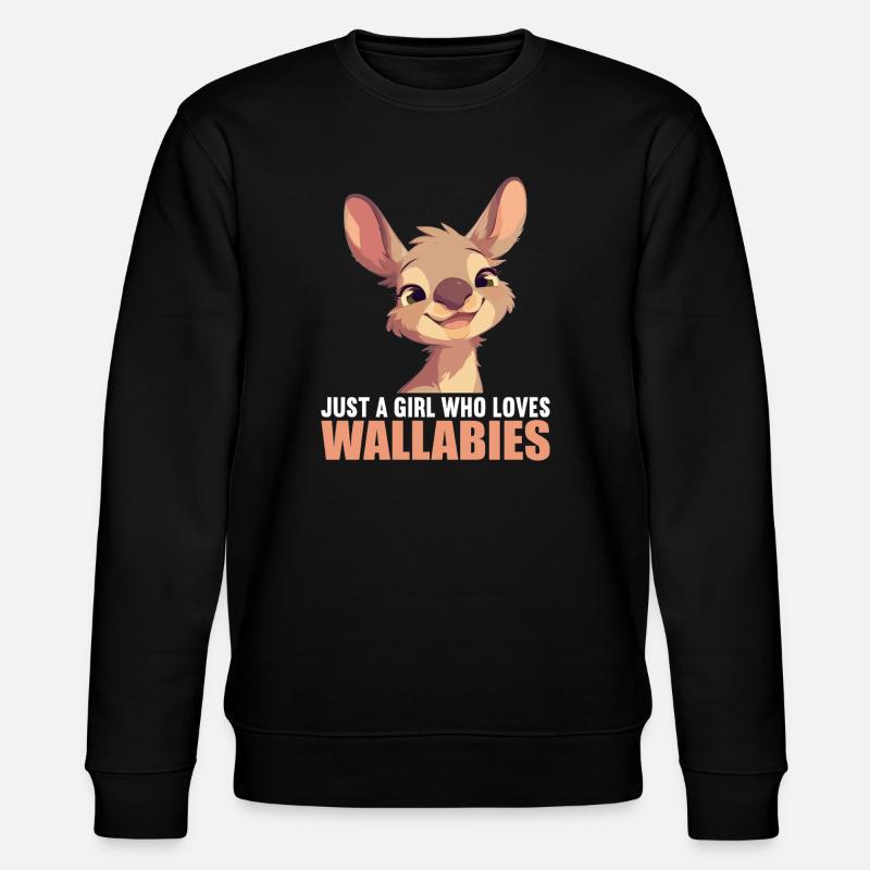 Wallabys Wallaby - Stanley/Stella Unisex Bio-Sweatshirt CHANGER  - Schwarz