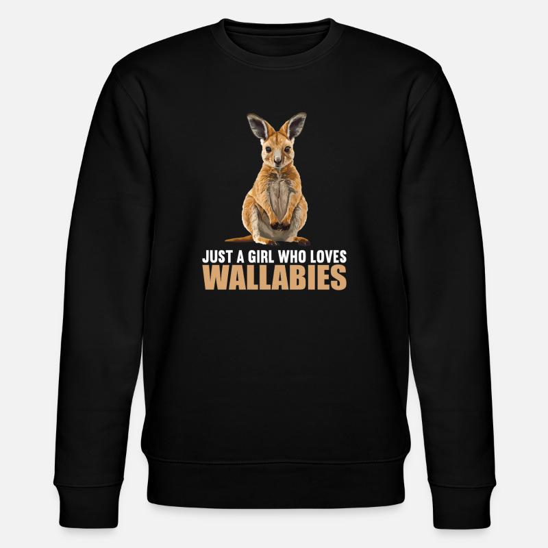 Wallabys Wallaby - Stanley/Stella Unisex Bio-Sweatshirt CHANGER  - Schwarz