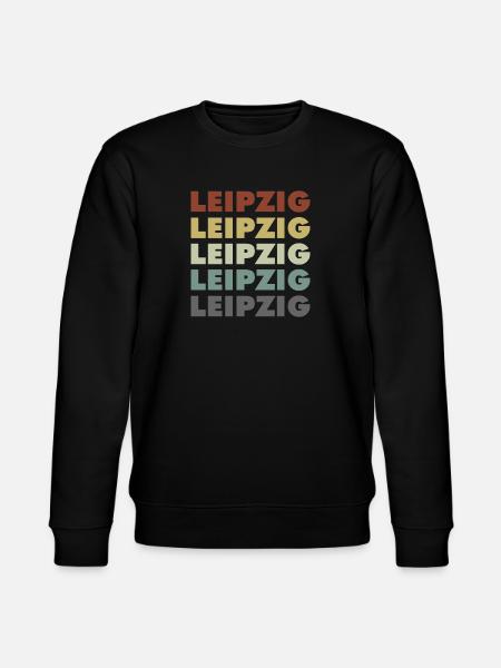 Leipzig - Deutschland - Lettering - Germany - Stanley/Stella CHANGER Unisex Organic Sweatshirt - black