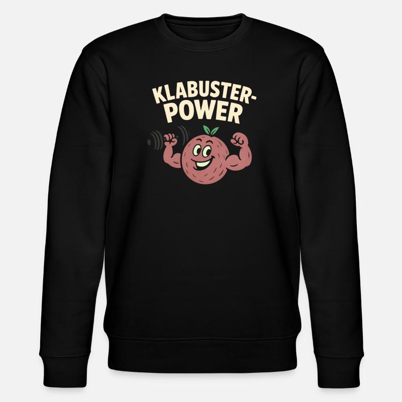 Klabuster Power Frucht-Training Klabusterbeeren  - Stanley/Stella Unisex Bio-Sweatshirt CHANGER  - Schwarz