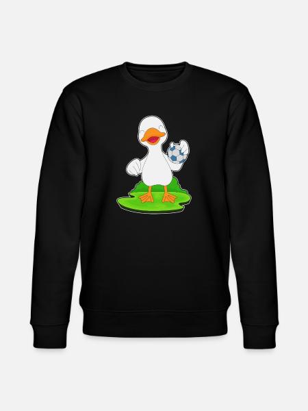 Duck Handball Player Handball - Stanley/Stella CHANGER Unisex Organic Sweatshirt - black