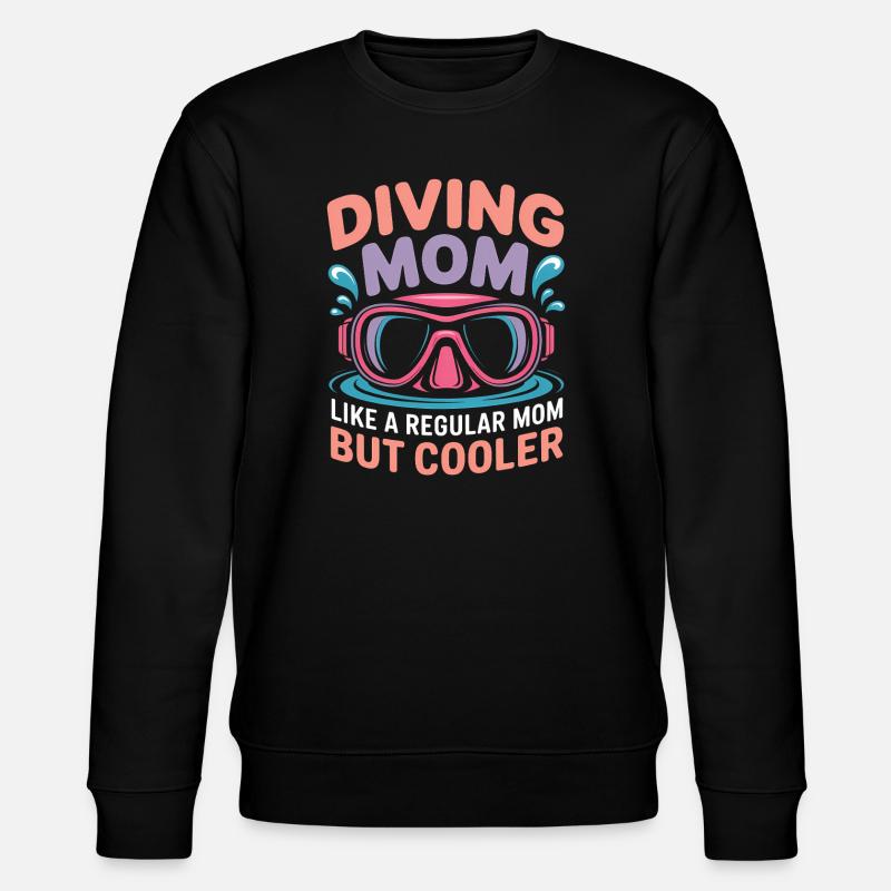 Plongée Dire Maman Drôle Plongée Cadeau - Sweat bio CHANGER Stanley/Stella Unisexe - noir