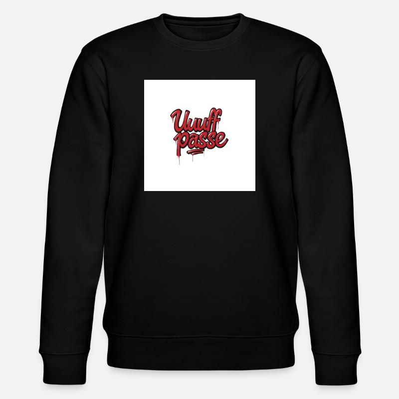 UffPasse Graffiti Lettering - Stanley/Stella CHANGER Unisex Organic Sweatshirt - black