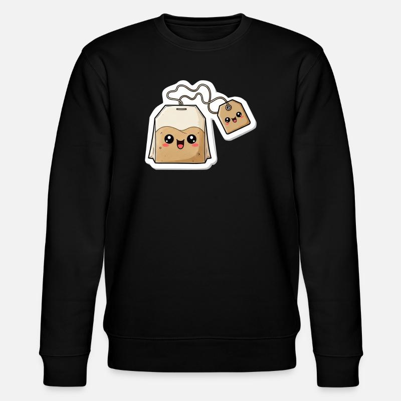 Breloque sachet de thé kawaii - Sweat bio CHANGER Stanley/Stella Unisexe - noir
