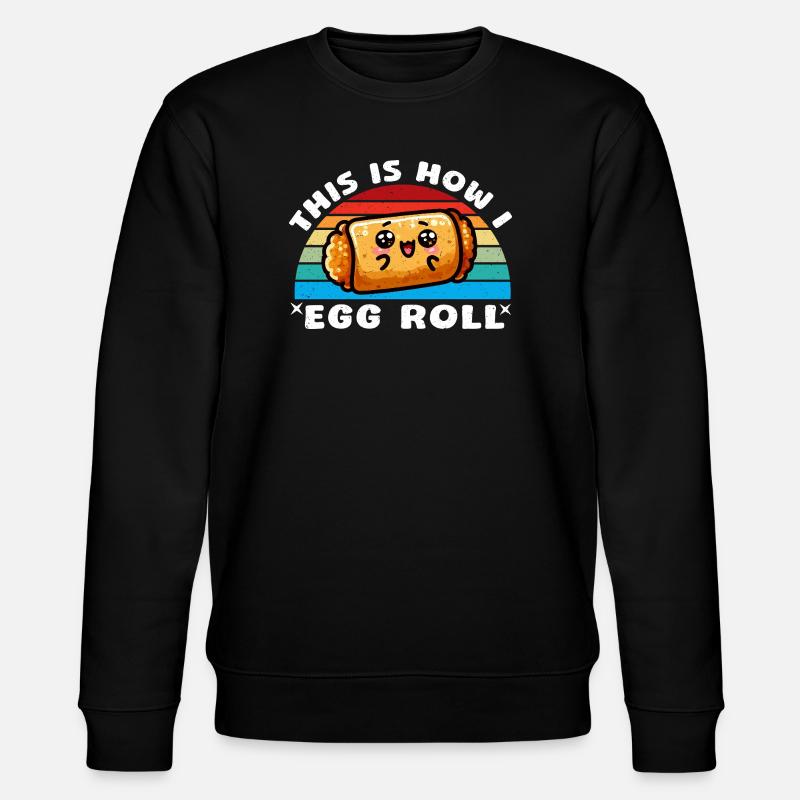 So rolle ich Eier - Stanley/Stella Unisex Bio-Sweatshirt CHANGER  - Schwarz