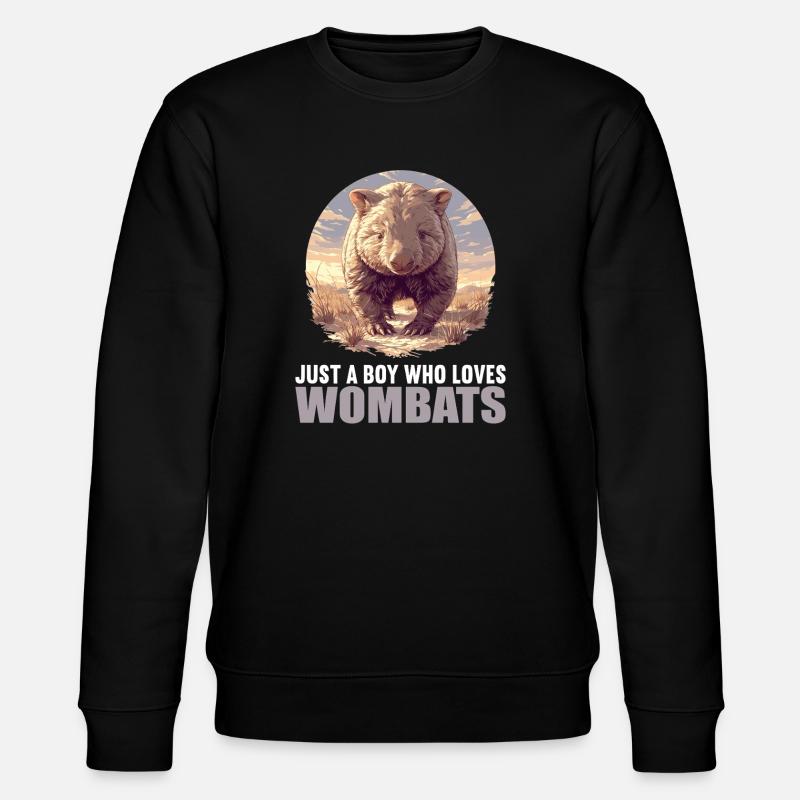 Wombats Wombat - Stanley/Stella Unisex Bio-Sweatshirt CHANGER  - Schwarz