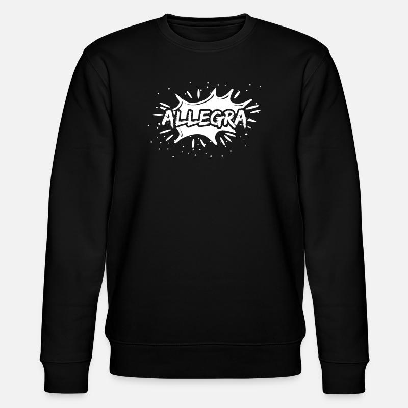 Allegra as Allegra - Stanley/Stella CHANGER Unisex Organic Sweatshirt - black