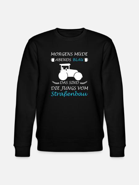 Straßenbau Straßenbauer Bauarbeiter - Stanley/Stella Unisex Bio-Sweatshirt CHANGER - Schwarz