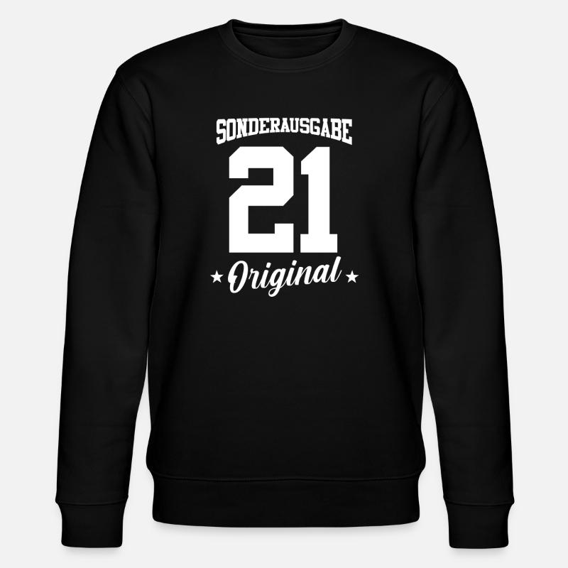 21 Anniversaire - Sweat bio CHANGER Stanley/Stella Unisexe - noir