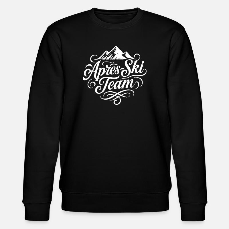 Apres Ski Team Berge - Stanley/Stella Unisex Bio-Sweatshirt CHANGER  - Schwarz