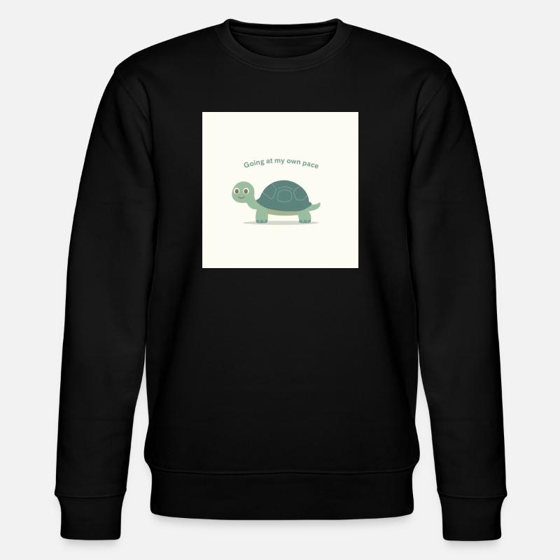 Turtle  - Stanley/Stella Unisex Bio-Sweatshirt CHANGER  - Schwarz
