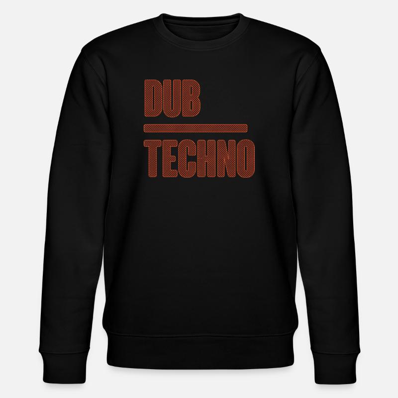 Dub Techno Mesh Neon - Stanley/Stella CHANGER Unisex Organic Sweatshirt - black