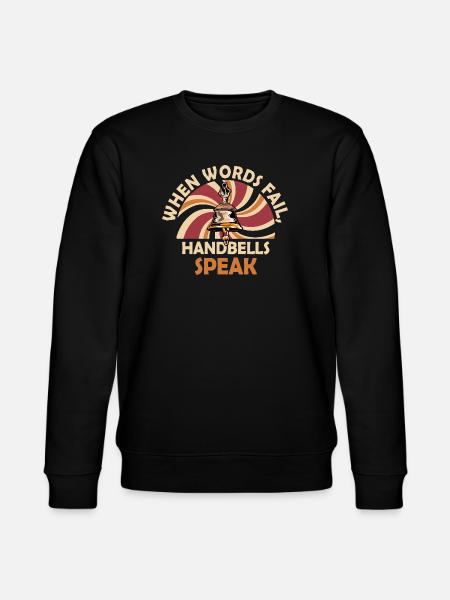 Choir Music Instrument Handbell Choir - Stanley/Stella CHANGER Unisex Organic Sweatshirt - black
