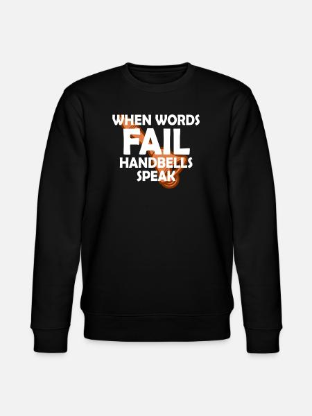 Choir Music Instrument Handbell Choir - Stanley/Stella CHANGER Unisex Organic Sweatshirt - black
