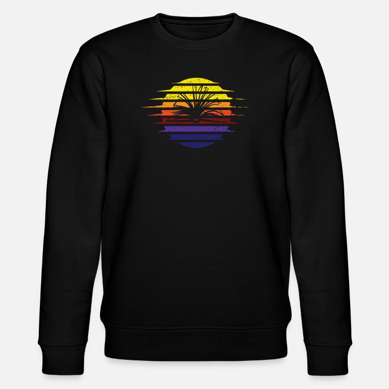 Ruban de soleil arc-en-ciel rétro - Sweat bio CHANGER Stanley/Stella Unisexe - noir