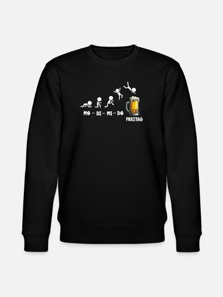 Friday Weekend Beer Lovers Beer Drinkers - Stanley/Stella CHANGER Unisex Organic Sweatshirt - black