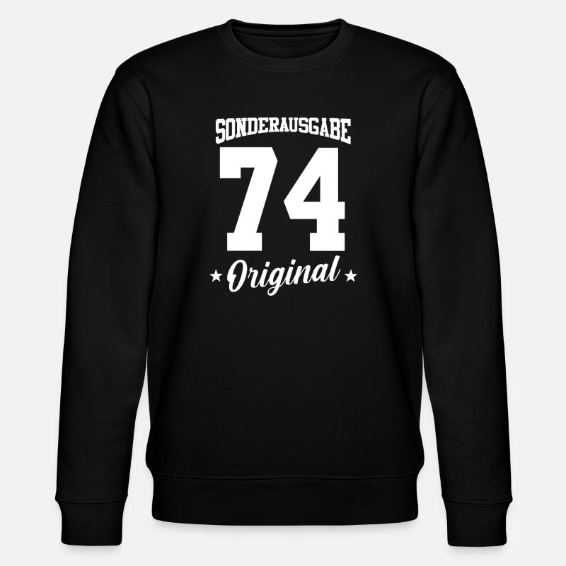 74 Anniversaire - Sweat bio CHANGER Stanley/Stella Unisexe - noir