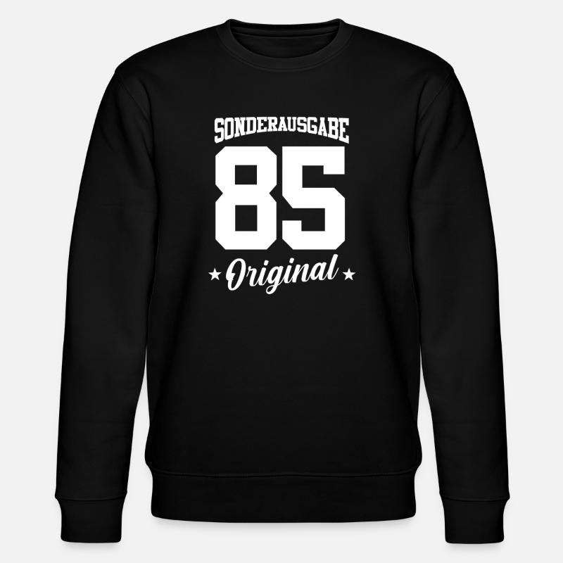 85 Anniversaire - Sweat bio CHANGER Stanley/Stella Unisexe - noir