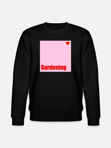 Gartenarbeit Liebe Garten - Stanley/Stella Unisex Bio-Sweatshirt CHANGER  - Schwarz