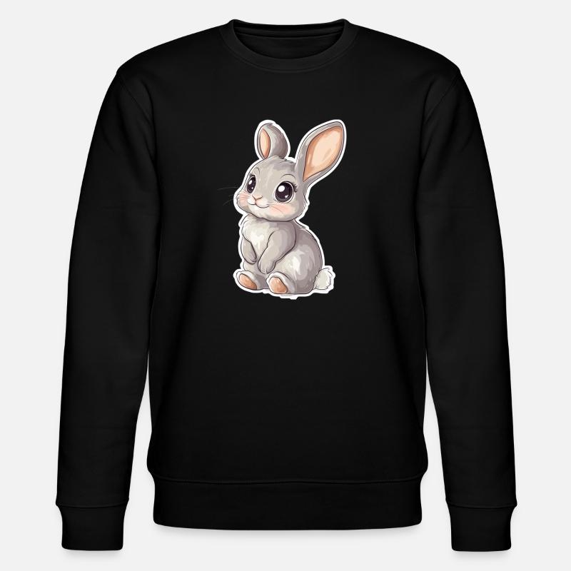 Hase - Stanley/Stella Unisex Bio-Sweatshirt CHANGER - Schwarz