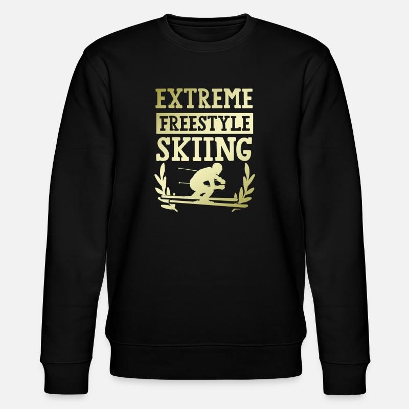 Ski acrobatique - Sweat bio CHANGER Stanley/Stella Unisexe - noir