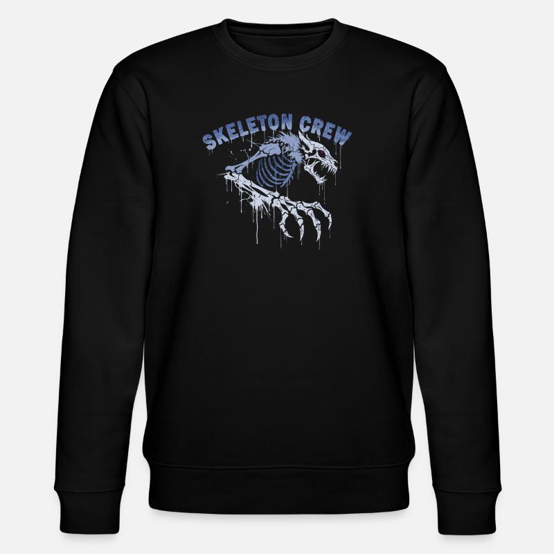 Squelette loup-garou graffiti - Sweat bio CHANGER Stanley/Stella Unisexe - noir