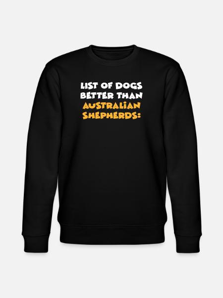 Australian Shepherd - Stanley/Stella Unisex Bio-Sweatshirt CHANGER - Schwarz