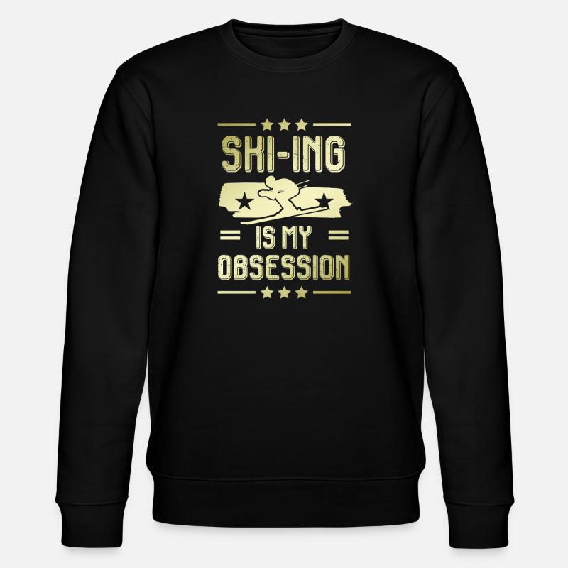 Ski Skiing - Sweat bio CHANGER Stanley/Stella Unisexe - noir