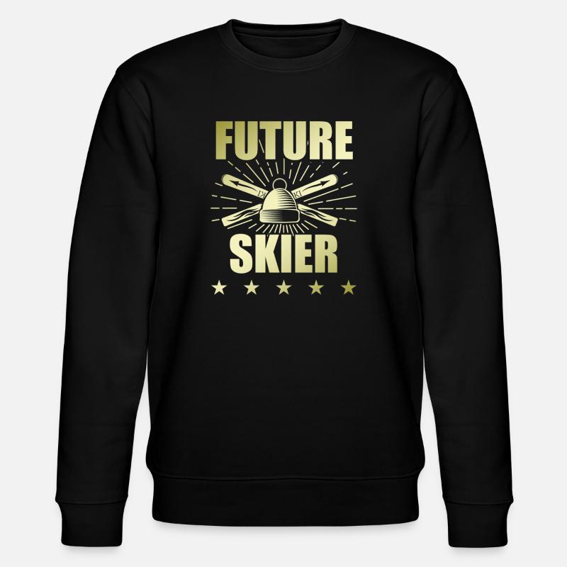 zukunft ski sport - Stanley/Stella Unisex Bio-Sweatshirt CHANGER  - Schwarz