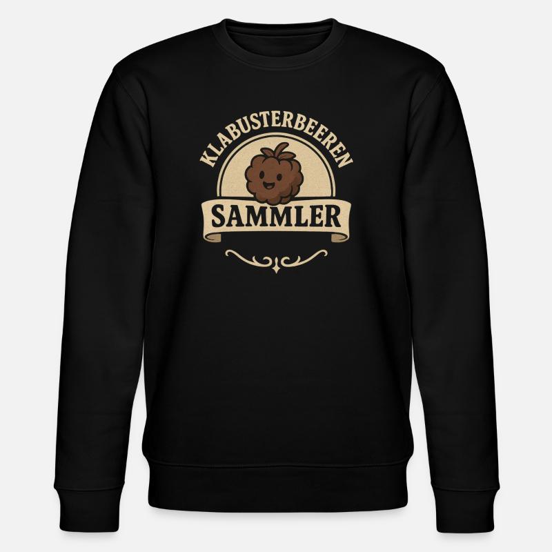 Klabusterbeeren Sammler - Stanley/Stella Unisex Bio-Sweatshirt CHANGER  - Schwarz