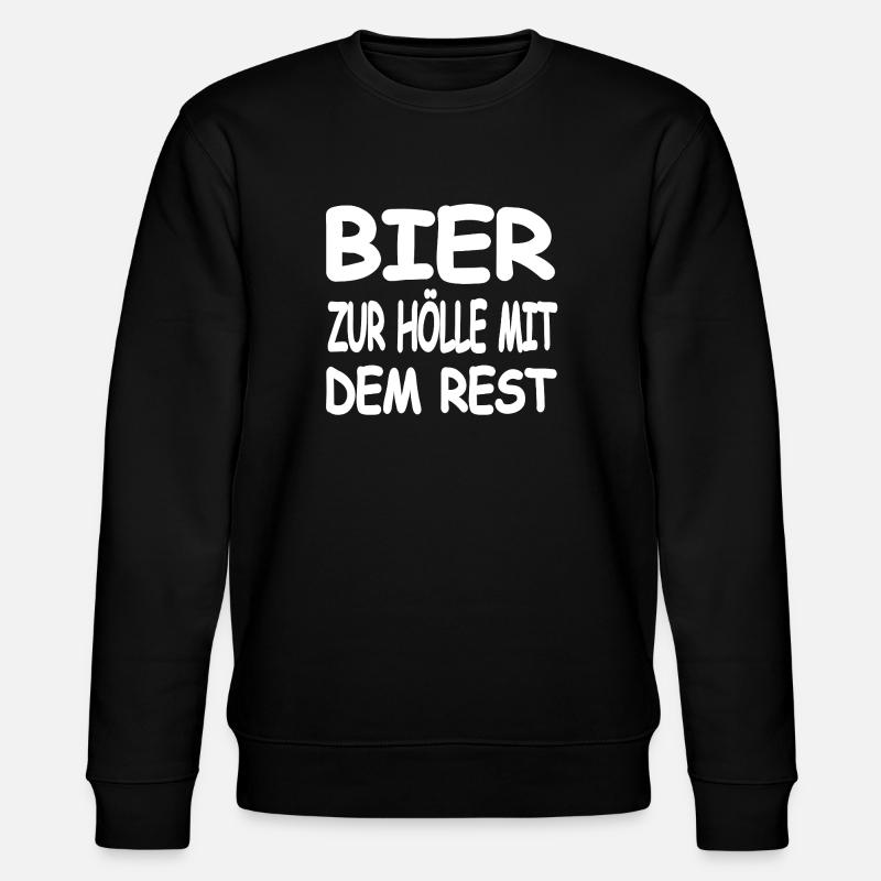 Bier - Stanley/Stella Unisex Bio-Sweatshirt CHANGER  - Schwarz