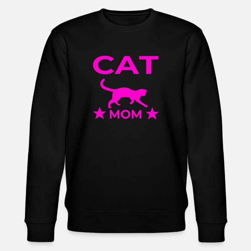 Katzen - Stanley/Stella Unisex Bio-Sweatshirt CHANGER  - Schwarz