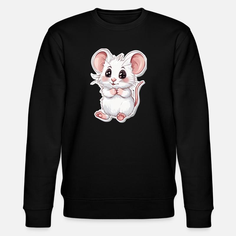 mouse - Stanley/Stella CHANGER Unisex Organic Sweatshirt - black