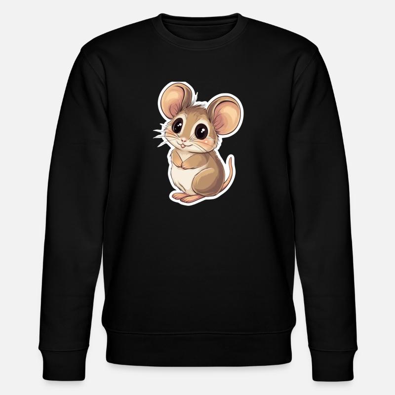 mouse - Stanley/Stella CHANGER Unisex Organic Sweatshirt - black