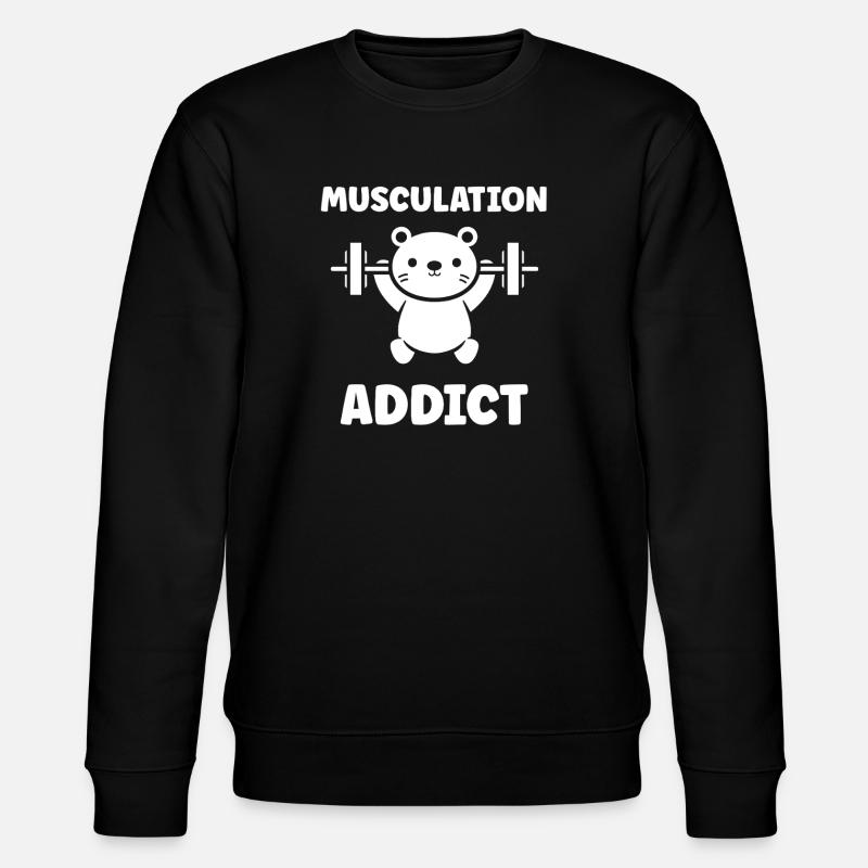 Musculation Addict - Sweat bio CHANGER Stanley/Stella Unisexe - noir