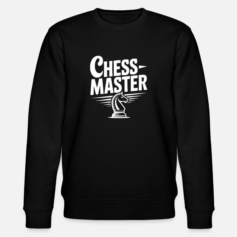 Chess Master Knight - Stanley/Stella CHANGER Unisex Organic Sweatshirt - black