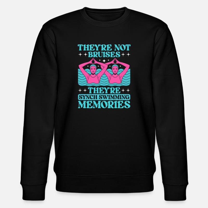 Synchronschwimmen Kunstschwimmen Wassersport - Stanley/Stella Unisex Bio-Sweatshirt CHANGER  - Schwarz