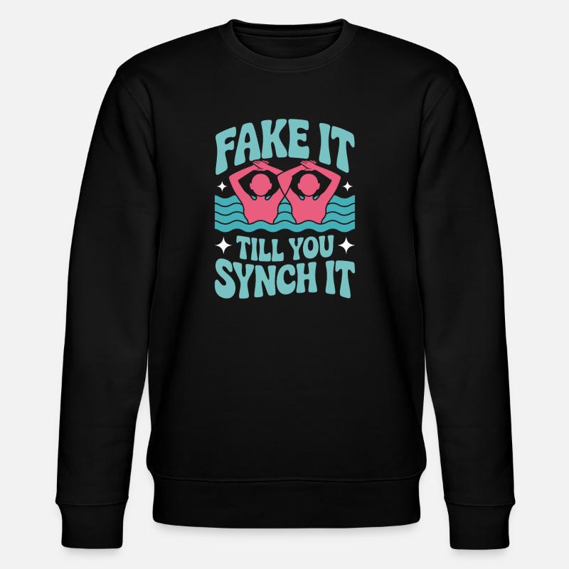 Synchronschwimmen Kunstschwimmen Wassersport - Stanley/Stella Unisex Bio-Sweatshirt CHANGER  - Schwarz