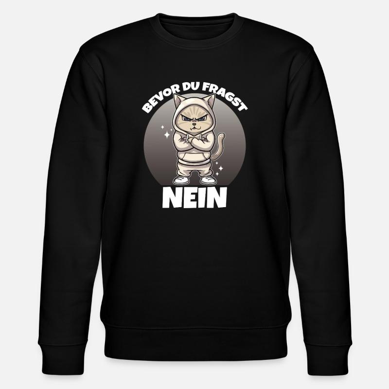 Avant que vous ne demandiez : Non - Sweat bio CHANGER Stanley/Stella Unisexe - noir