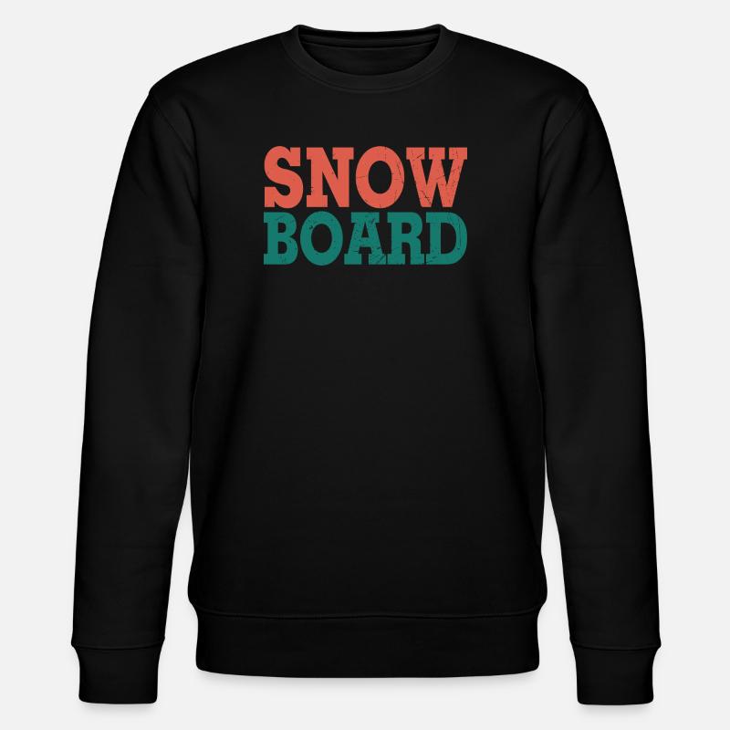 Snowboard - Stanley/Stella Unisex Bio-Sweatshirt CHANGER  - Schwarz