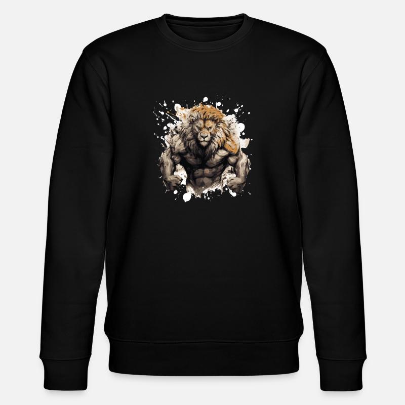 Lion Muscles Musculation Gym - Sweat bio CHANGER Stanley/Stella Unisexe - noir