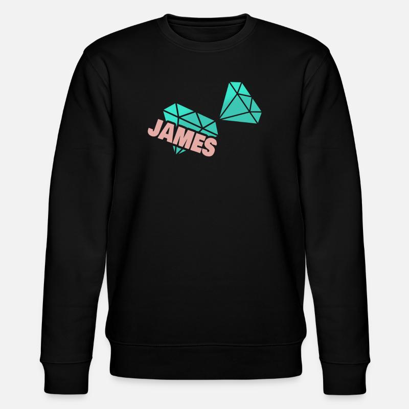 James - Stanley/Stella Unisex Bio-Sweatshirt CHANGER  - Schwarz