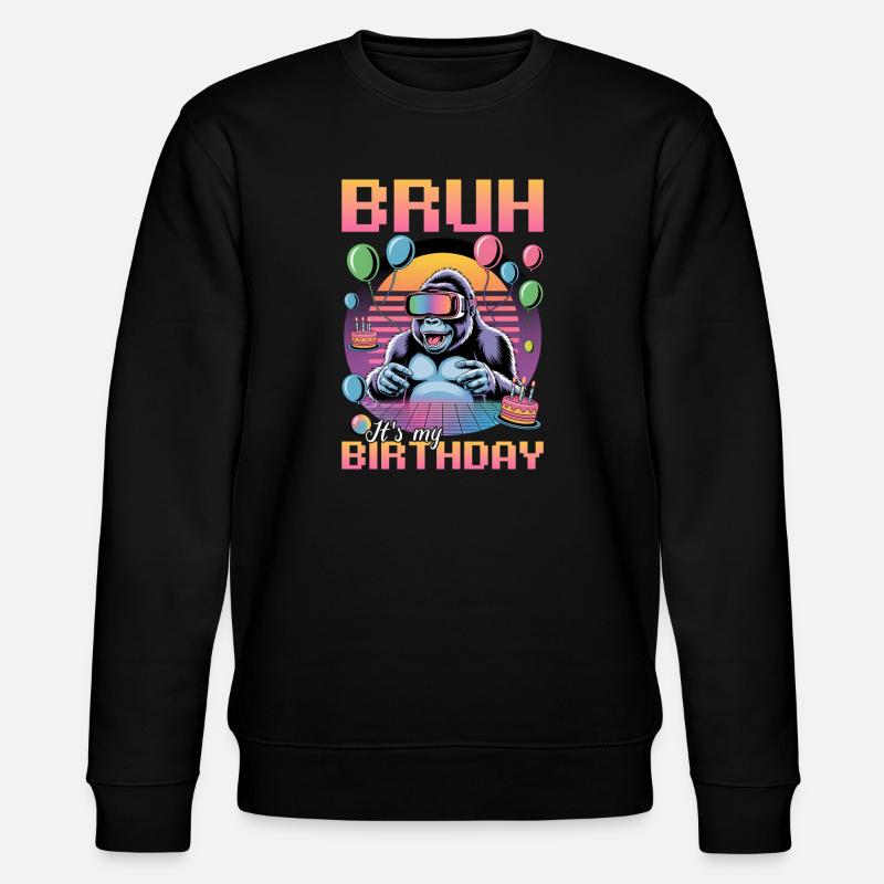 Birthday Gamer VR - Stanley/Stella Unisex Bio-Sweatshirt CHANGER  - Schwarz