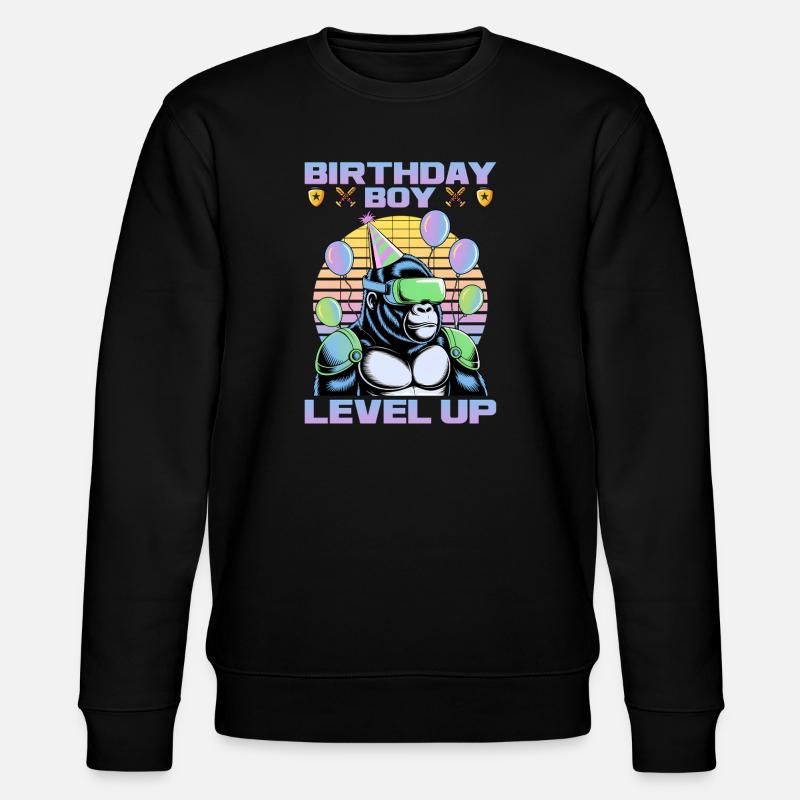 Birthday Gamer VR - Stanley/Stella Unisex Bio-Sweatshirt CHANGER  - Schwarz