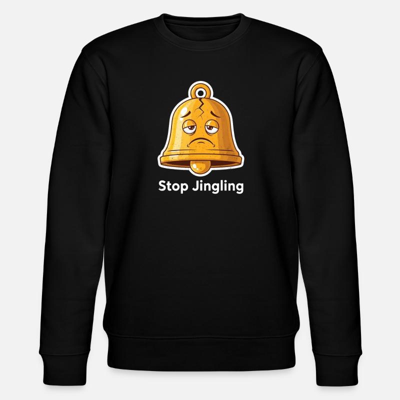 Weihnachtsglocken Weihnachtslieder - Stanley/Stella Unisex Bio-Sweatshirt CHANGER - Schwarz