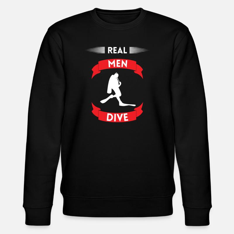 Plongée Real Men - Sweat bio CHANGER Stanley/Stella Unisexe - noir