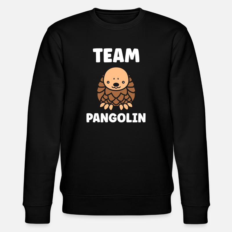 Pangolin Team Mascotte Mignonne - Sweat bio CHANGER Stanley/Stella Unisexe - noir
