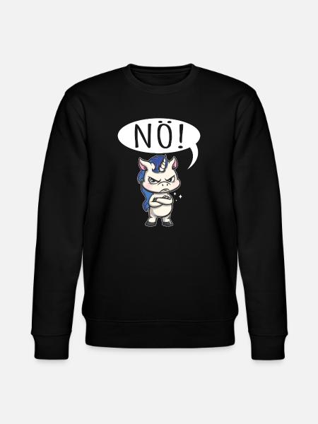 Ei helppoa Ei Yksisarvinen Tytöt Naiset Teinit - Stanley/Stella CHANGER unisex luomu-collegepaita - musta
