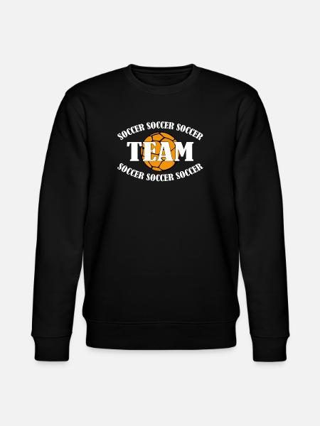 soccer team - Stanley/Stella CHANGER Unisex Organic Sweatshirt - black