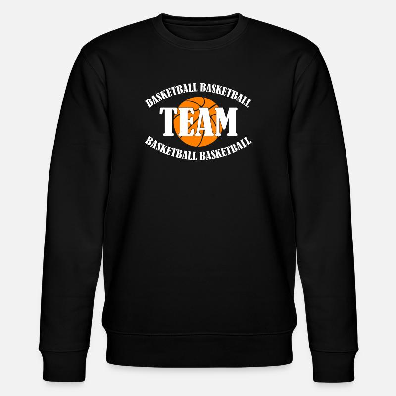 BASKETBALL TEAM - Stanley/Stella Unisex Bio-Sweatshirt CHANGER  - Schwarz